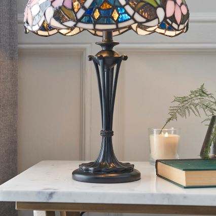 Endon 64327 - Pöytävalaisin SULLIVAN 2xE14/40W/230V halkaisija 30 cm