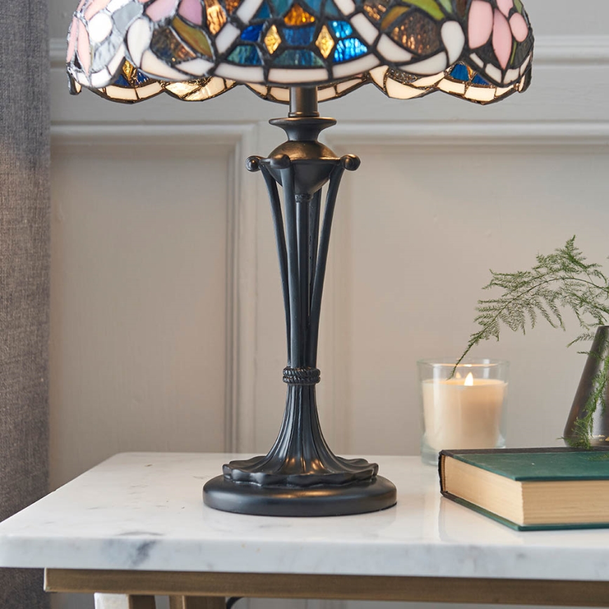 Endon 64327 - Pöytävalaisin SULLIVAN 2xE14/40W/230V halkaisija 30 cm