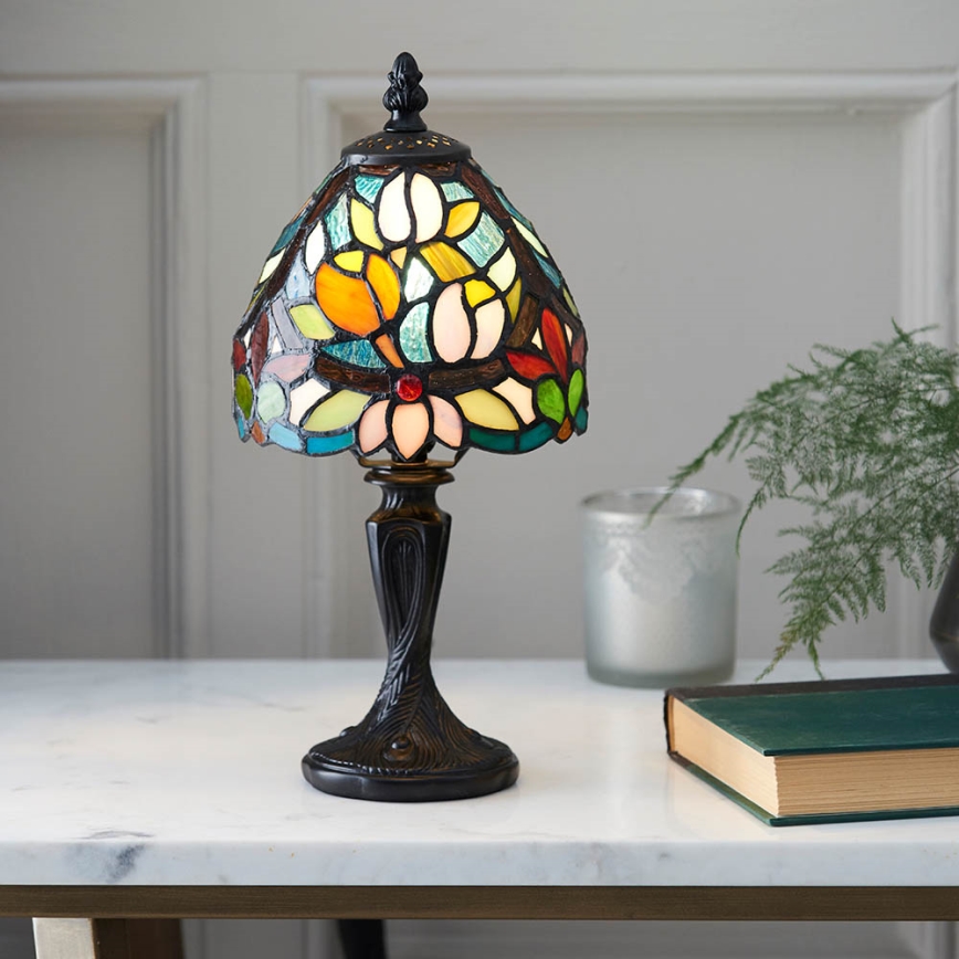 Endon 64331 - Pöytävalaisin SYLVETTE 1xE14/40W/230V halkaisija 15 cm