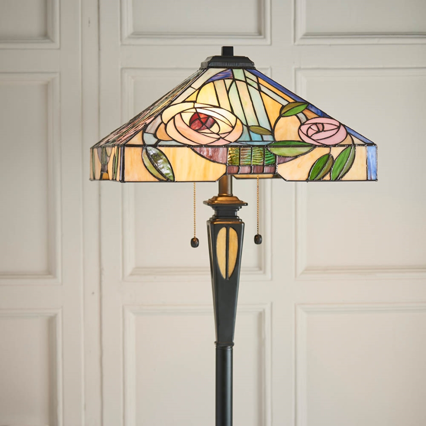 Endon 64383 - Lattiavalaisin WILLIOW 2xE27/60W/230V, halkaisija 42,5 cm