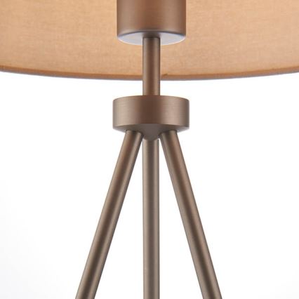 Endon 66986 - Pöytävalaisin TRI 1xE27/40W/230V messinki/beige