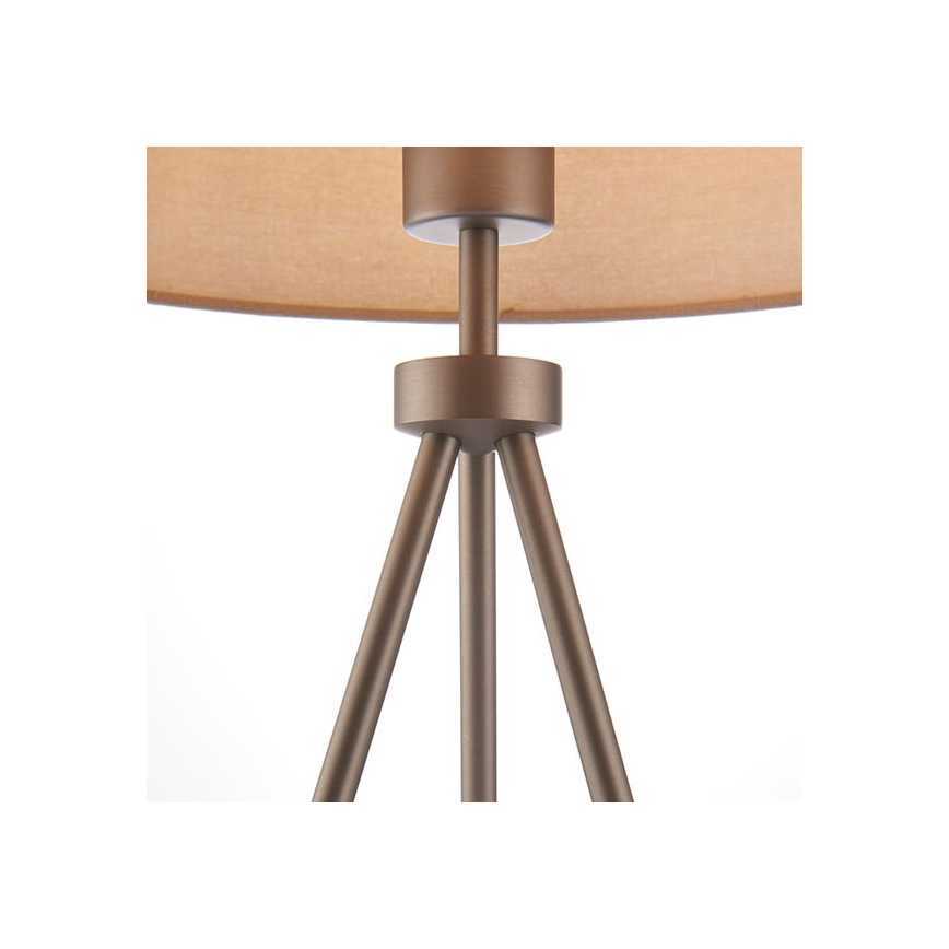 Endon 66986 - Pöytävalaisin TRI 1xE27/40W/230V messinki/beige