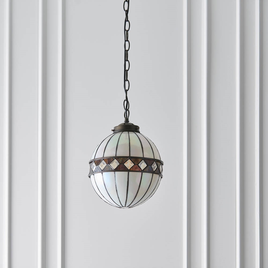 Endon 67044 - Kattokruunu ketjussa FARGO 1xE14/40W/230V halkaisija 25,5 cm