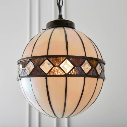 Endon 67044 - Kattokruunu ketjussa FARGO 1xE14/40W/230V halkaisija 25,5 cm