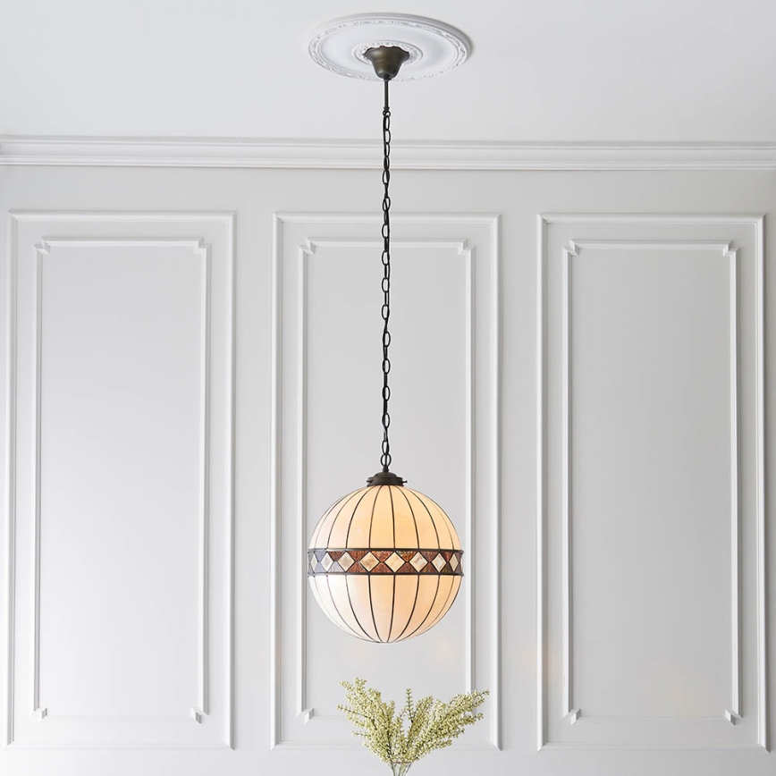 Endon 67045 - Kattokruunu ketjussa FARGO 1xE27/60W/230V halkaisija 40 cm