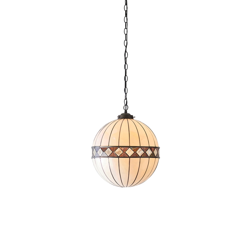 Endon 67045 - Kattokruunu ketjussa FARGO 1xE27/60W/230V halkaisija 40 cm