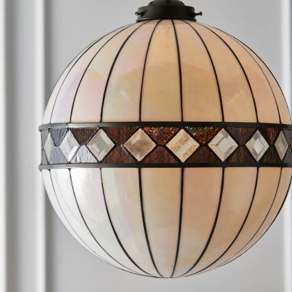 Endon 67045 - Kattokruunu ketjussa FARGO 1xE27/60W/230V halkaisija 40 cm