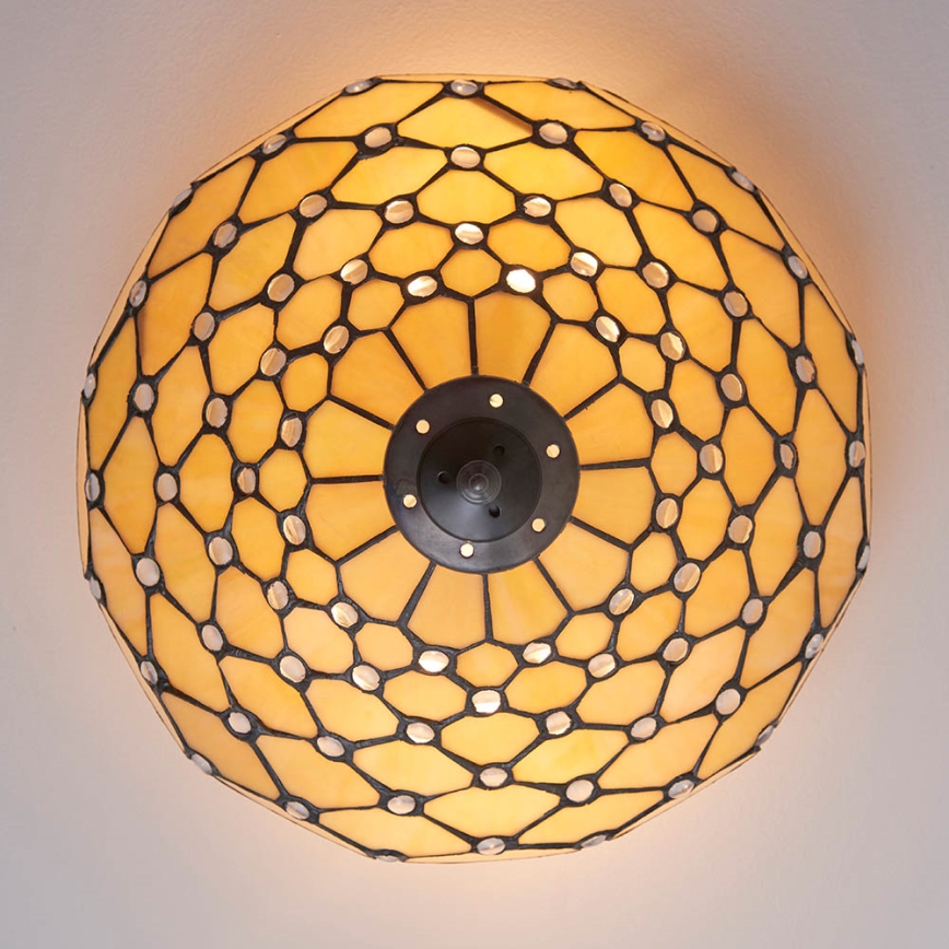 Endon 70242 - Kattovalo PEARL 2xE27/60W/230V halkaisija 37 cm