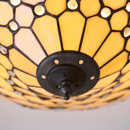 Endon 70242 - Kattovalo PEARL 2xE27/60W/230V halkaisija 37 cm