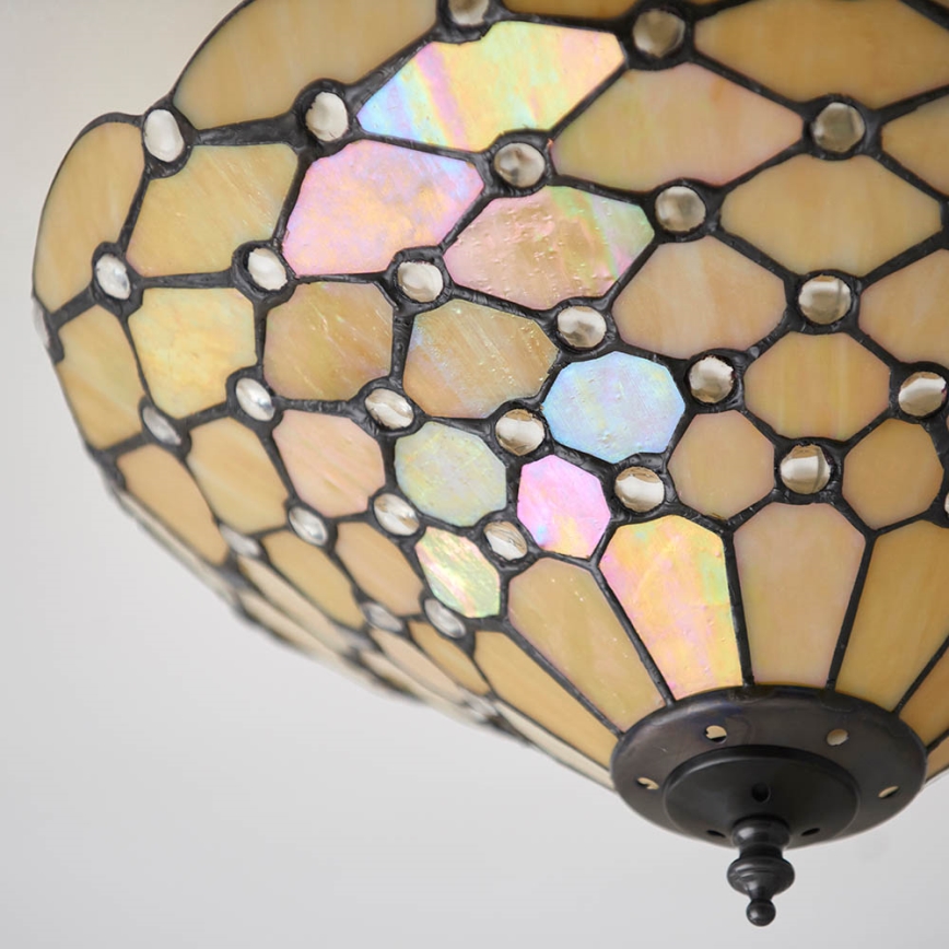 Endon 70242 - Kattovalo PEARL 2xE27/60W/230V halkaisija 37 cm