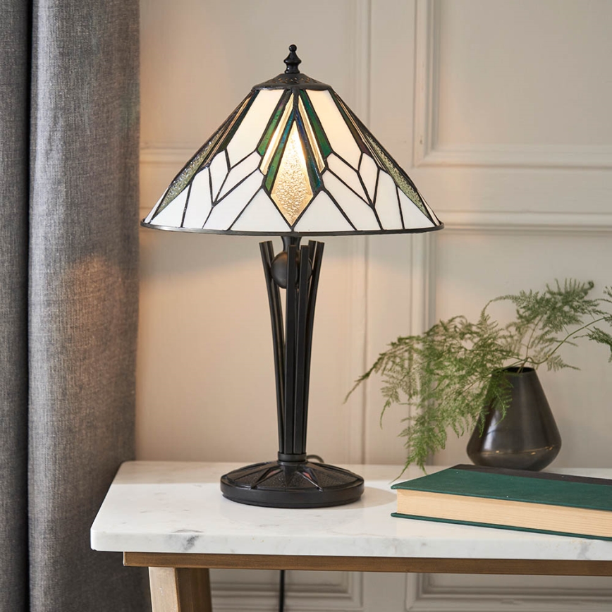 Endon 70365 - Pöytävalaisin ASTORIA 1xE14/40W/230V halkaisija 30 cm