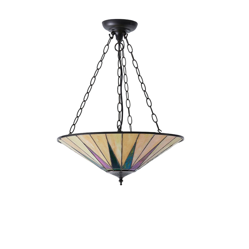 Endon 70754 - Kattokruunu ketjussa DARK STAR 3xE27/60W/230V halkaisija 49 cm