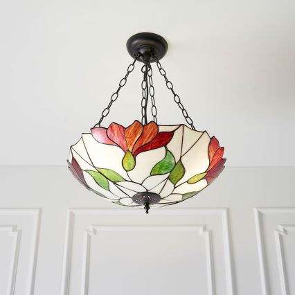 Endon 70946 - Kattokruunu ketjussa BOTANICA 3xE27/60W/230V halkaisija 45 cm