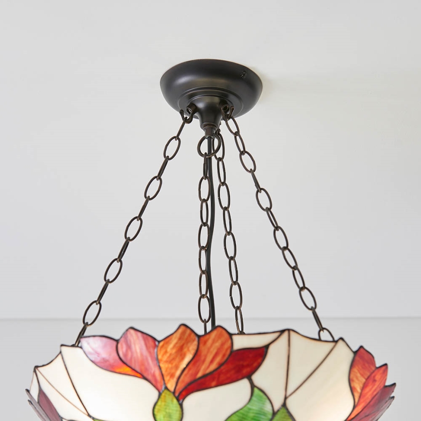 Endon 70946 - Kattokruunu ketjussa BOTANICA 3xE27/60W/230V halkaisija 45 cm