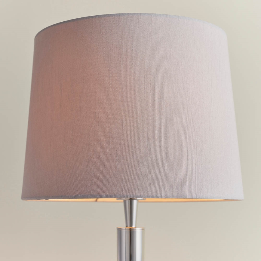 Endon 72175 - Pöytävalaisin USB-portilla SYON 1xE14/40W/230V kiiltävä kromi/beige