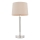 Endon 72175 - Pöytävalaisin USB-portilla SYON 1xE14/40W/230V kiiltävä kromi/beige