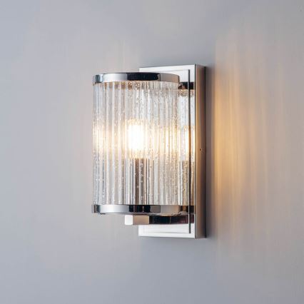 Endon 76259 - Seinävalaisin EASTON 1xE14/6W/230V kiiltävä kromi