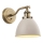 Endon 76330 - Seinäkohdevalo FRANKLIN 1xE14/40W/230V messinki/taupe