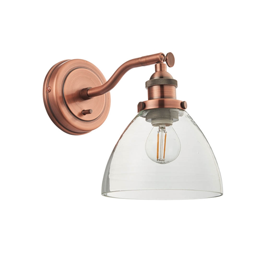 Endon 76334 - HANSEN seinäspotti 1xE14/40W/230V, kuparinvärinen