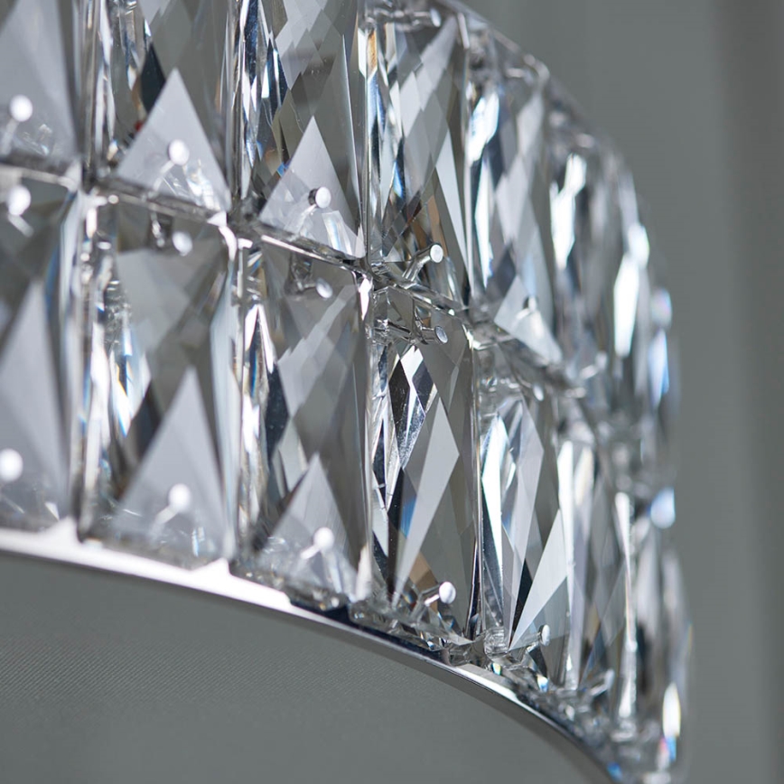 Endon 76513 - VERINA LED-riippuvalaisin vaijerilla, 5 x 5 W, 230 V, kiiltävä kromi