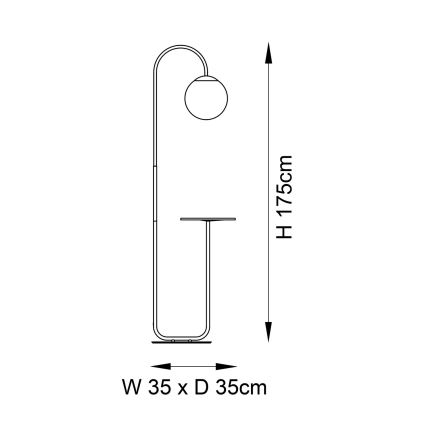 Endon 92424 - Lattiavalaisin HALO 1xE14/7W/230V musta