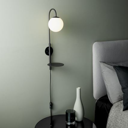Endon 92726 - Seinävalaisin HALO 1xG9/3W/230V musta