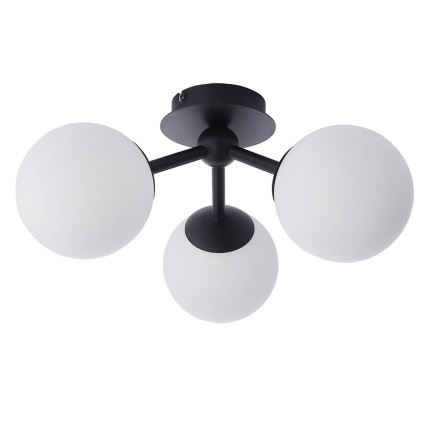 Endon 93489 - Pinta-asennettava kylpyhuonevalaisin FRIO 3xG9/3W/230V IP44 musta