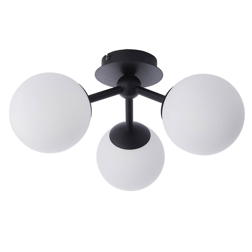 Endon 93489 - Pinta-asennettava kylpyhuonevalaisin FRIO 3xG9/3W/230V IP44 musta