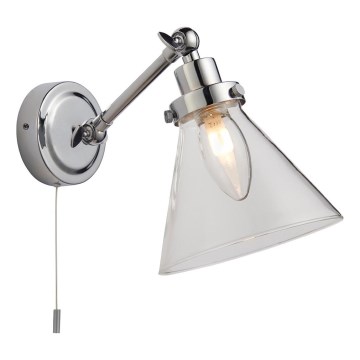Endon 93853 - helmiäisviimeistelyllä FARADAY 1xG9/3W/230V IP44 kiiltävä kromi
