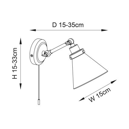 Endon 93854 - helmiäisviimeistelyllä FARADAY 1xG9/3W/230V IP44 kulta