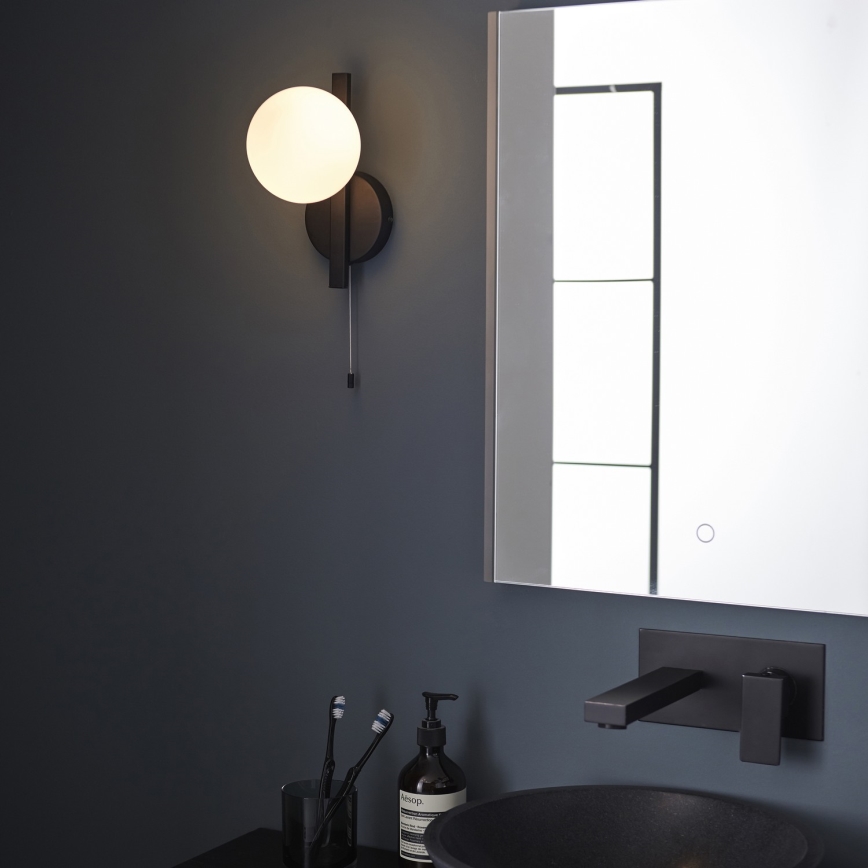Endon 94081 - Kylpyhuoneen seinävalaisin SPA 1xG9/3W/230V IP44 musta