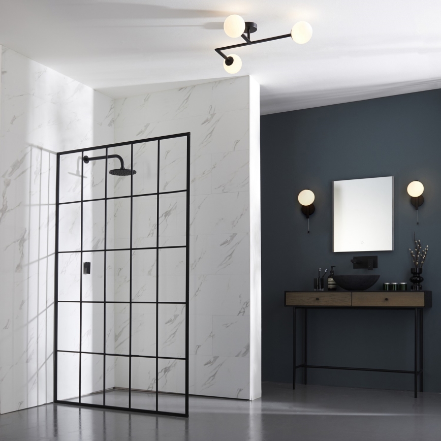 Endon 94081 - Kylpyhuoneen seinävalaisin SPA 1xG9/3W/230V IP44 musta