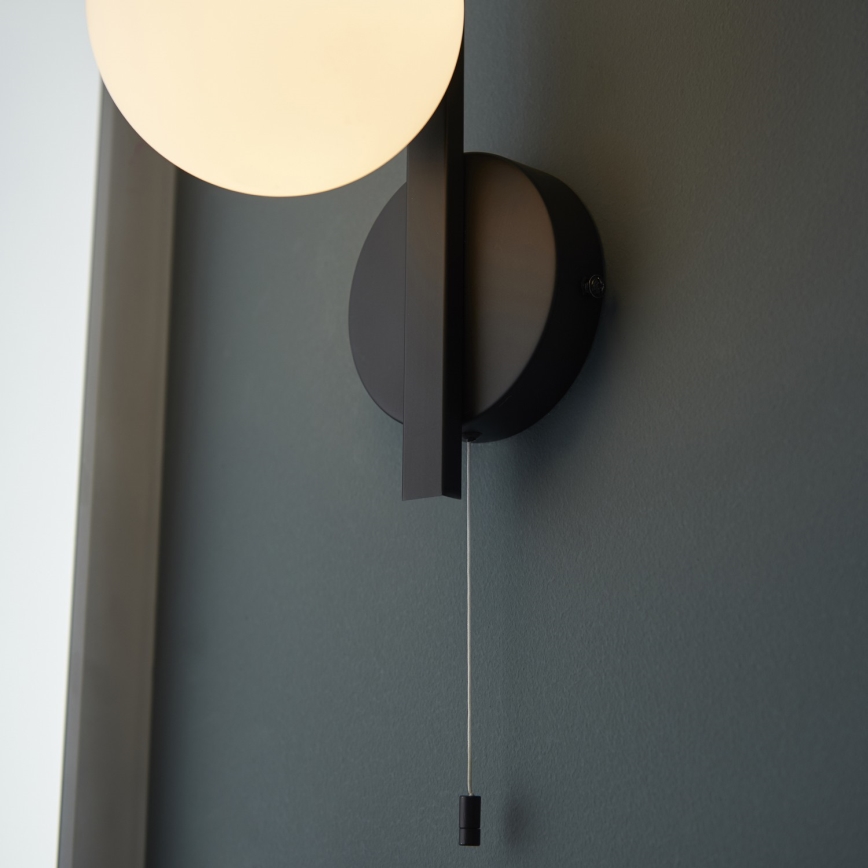 Endon 94081 - Kylpyhuoneen seinävalaisin SPA 1xG9/3W/230V IP44 musta