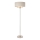 Endon 94359 - Lattialamppu HIGHCLERE 3xE14/40W/230V beige/kiiltävä kromi halkaisija 47 cm