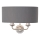 Endon 94406 - Seinävalaisin HIGHCLERE 2xE14/40W/230V tumma/kiiltävä kromi