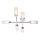 Endon 95045 - Kylpyhuoneen kiinteä kattokruunu NATORI 6xG9/3W/230V IP44 kiiltävä kromi