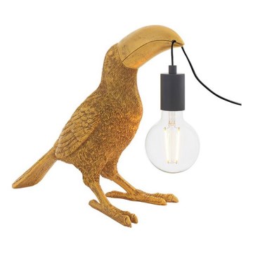 Endon 95077 - Pöytävalaisin TOCO TOUCAN 1xE27/10W/230V kulta