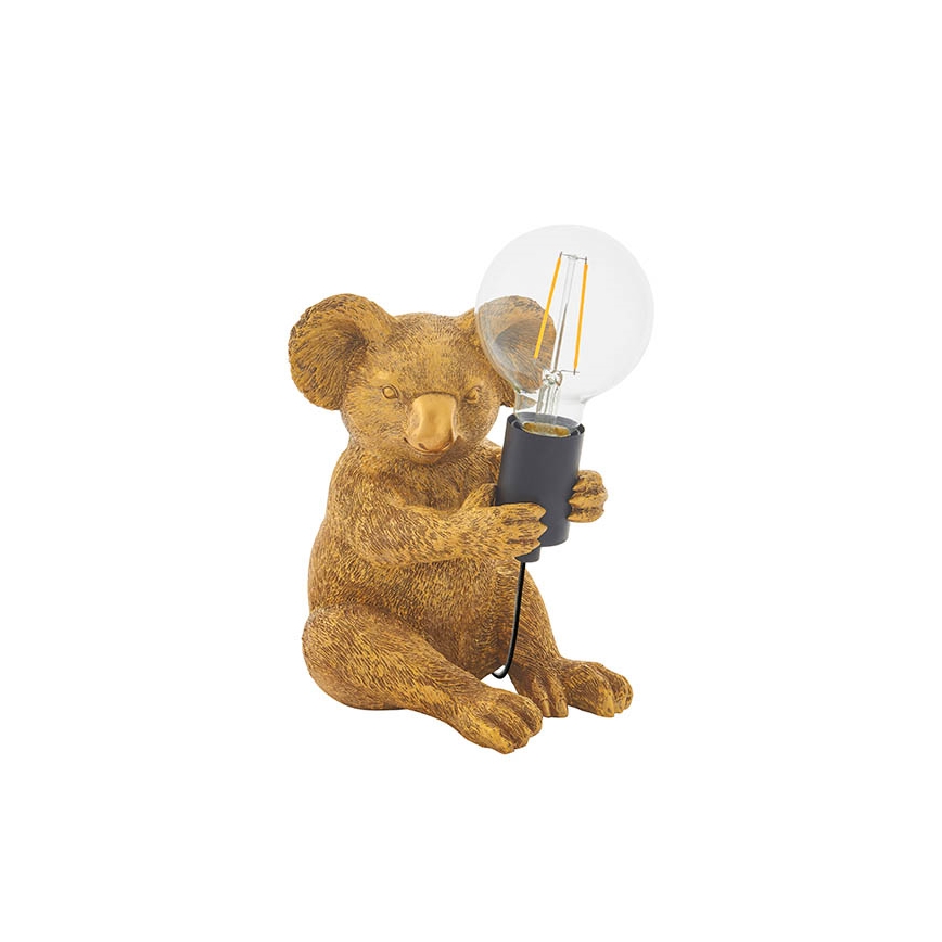Endon 95082 - Pöytävalaisin KOALA 1xE27/10W/230V kultainen
