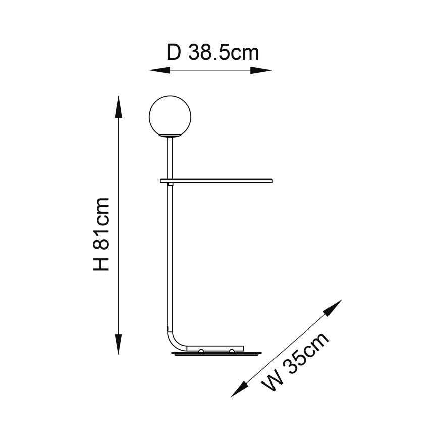 Endon 96713 - Lattiavalaisin HALO 1xG9/3W/230V musta