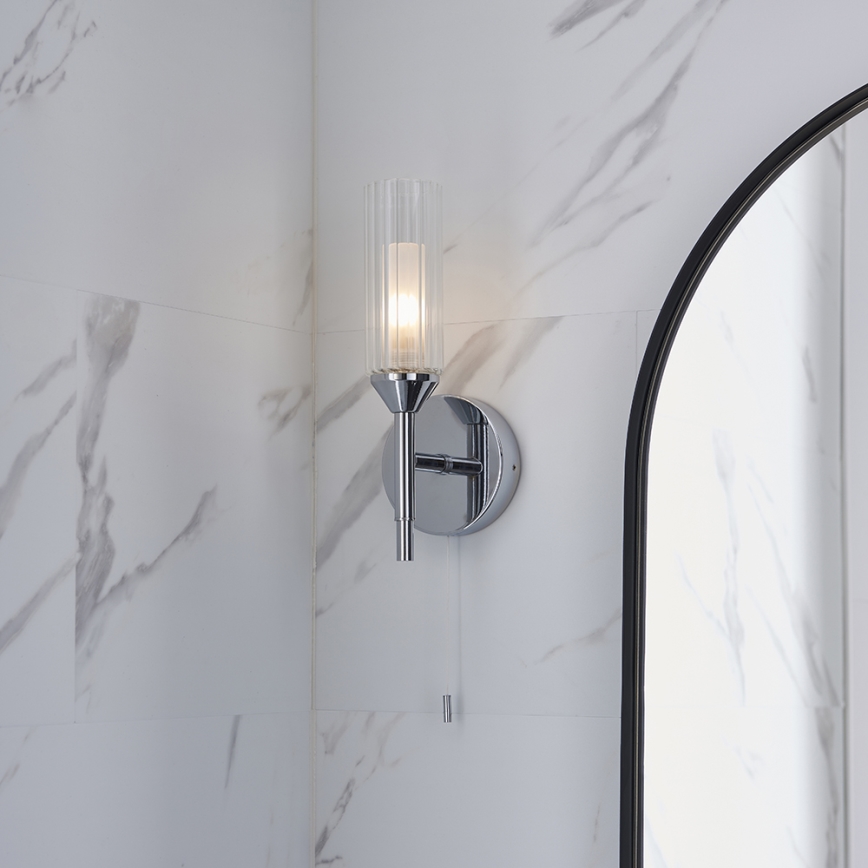 Endon 97171 - Kylpyhuoneen seinävalaisin NATORI 1xG9/3W/230V IP44 kiiltävä kromi
