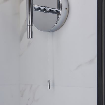 Endon 97171 - Kylpyhuoneen seinävalaisin NATORI 1xG9/3W/230V IP44 kiiltävä kromi