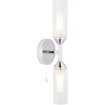 Endon 97172 - NATORI kylpyhuoneen seinävalaisin 2xG9/3W/230V IP44 kiiltävä kromi