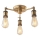 Endon 97243 - Kohdevalo HAL 3xE27/10W/230V messinki