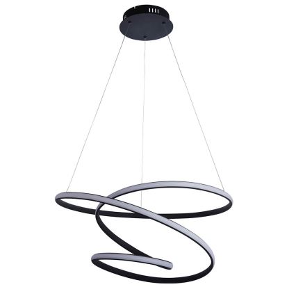 Endon 97632 - LED-riippuvalaisin ripustuskaapelilla DUNE LED/47,5W/230V 3000K musta