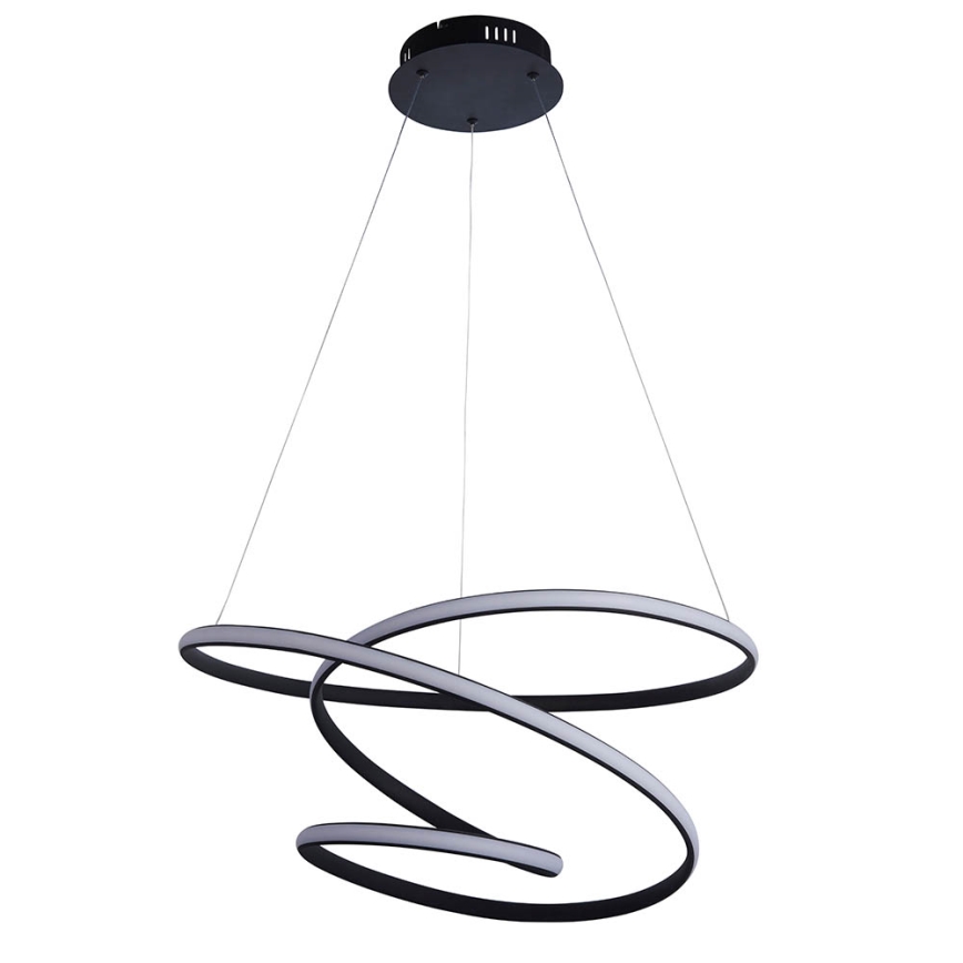 Endon 97632 - LED-riippuvalaisin ripustuskaapelilla DUNE LED/47,5W/230V 3000K musta