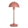 Endon 98496 - SAROMA pöytälamppu 1xE14/7W/230V, tiilenpunainen