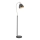 Endon 98753 - Lattiavalaisin FRANKLIN 1xE27/10W/230V mattakromi/antrasiitti