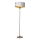 Endon 98935 - Lattialamppu HIGHCLERE 3xE14/40W/230V valkoinen/messinki halkaisija 47 cm