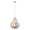 Endon 99788 - EUROPA-riippuvalaisin vaijerilla 1xE27/10W/230V savunmusta