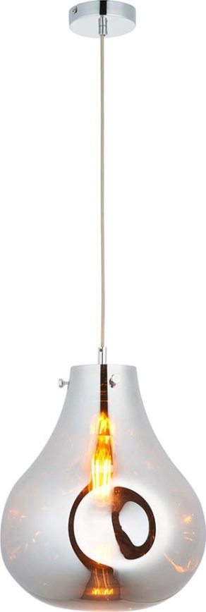 Endon 99788 - EUROPA-riippuvalaisin vaijerilla 1xE27/10W/230V savunmusta